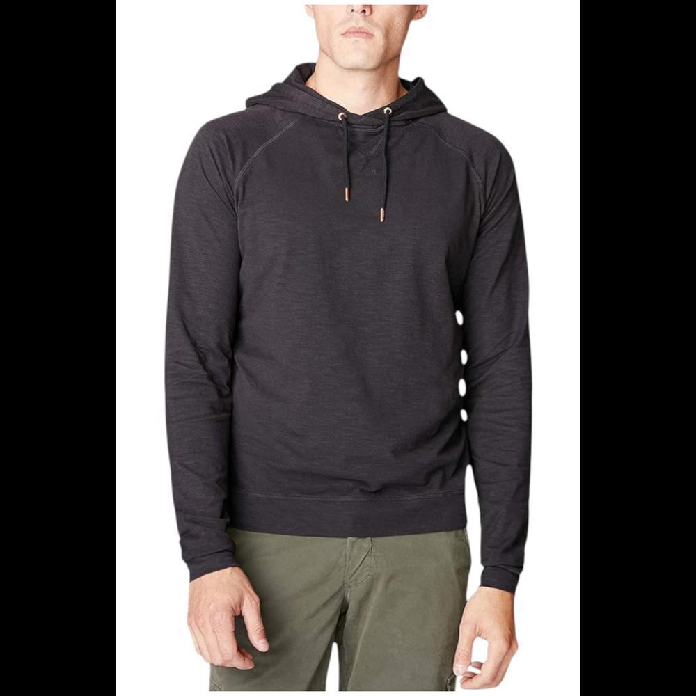 Good Man Men's Soft Slub Jersey Hoodie Black